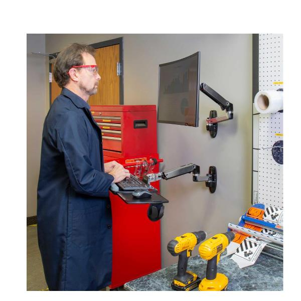 Staffa per Tastiera a Parete Ergotron LX Alluminio - immagine 5