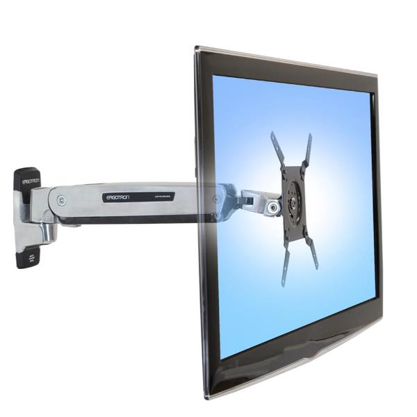 Staffa TV/Monitor Ergotron Braccio Interattivo LD Alluminio per Schermi fino a 42" - immagine 5