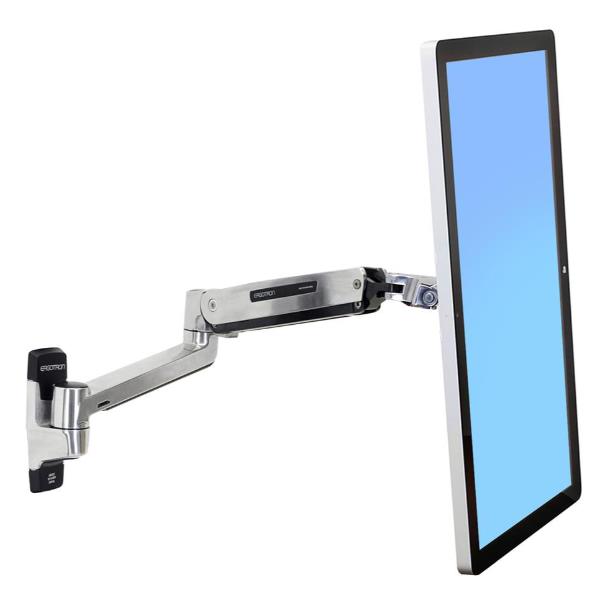 Staffa Monitor Ergotron LX HD Sit-Stand 46" 13.6kg Alluminio - immagine 2