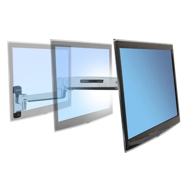 Staffa Monitor Ergotron LX HD Sit-Stand 46" 13.6kg Alluminio - immagine 3