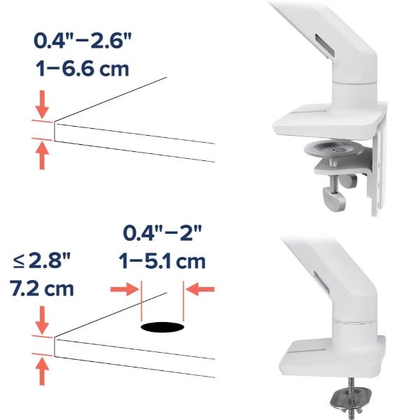Staffa Doppio Monitor Ergotron HX da Scrivania fino a 32" 15.9kg - immagine 7