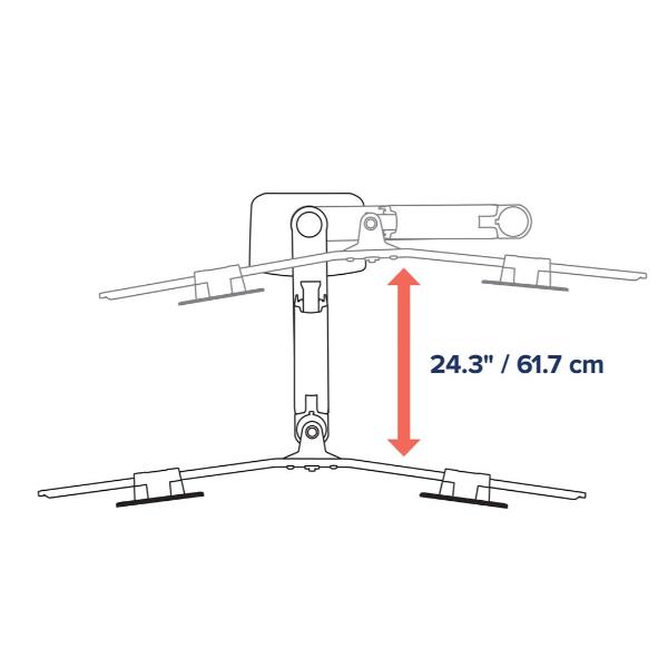 Staffa Doppio Monitor Ergotron LX Dual Direct Bianco per Scrivania fino a 25 - SKU: 45-489-216 - Immagine 5