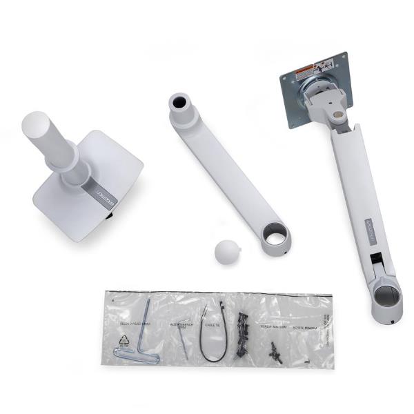 Staffa Monitor Ergotron LX Braccio da Tavolo Bianco 34" 11.3kg - immagine 2