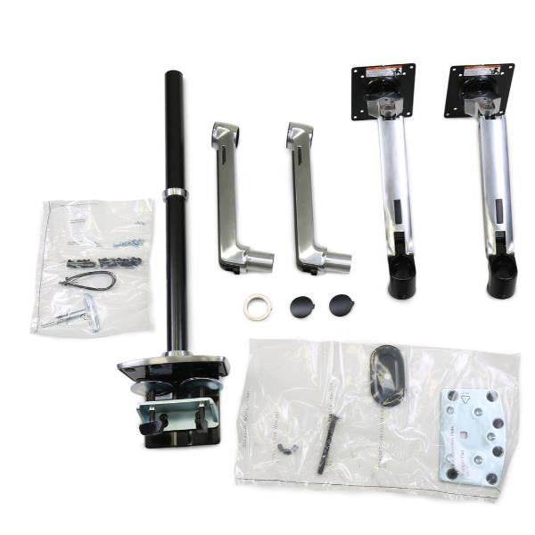 Staffa Monitor Ergotron LX Palo Alto per 2 Schermi Sovrapposti 40" 20kg - immagine 6