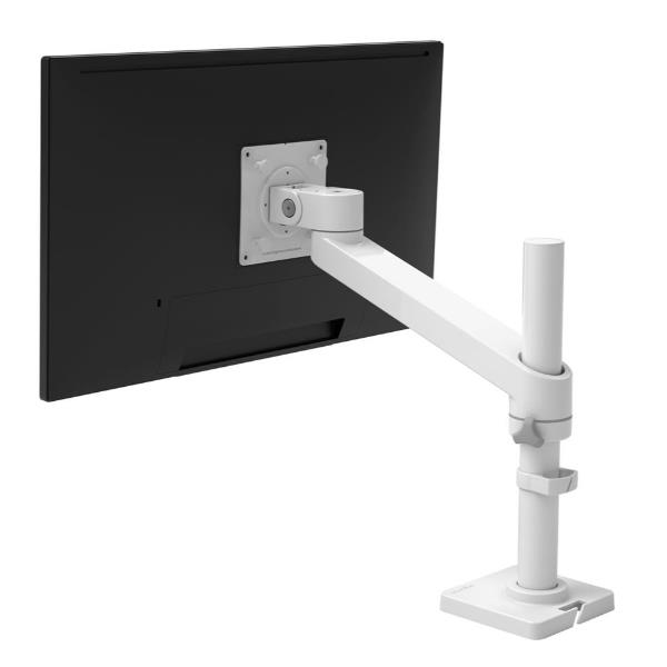 Staffa Monitor Ergotron NX Bianco per Schermi fino a 34" 8kg - immagine 3