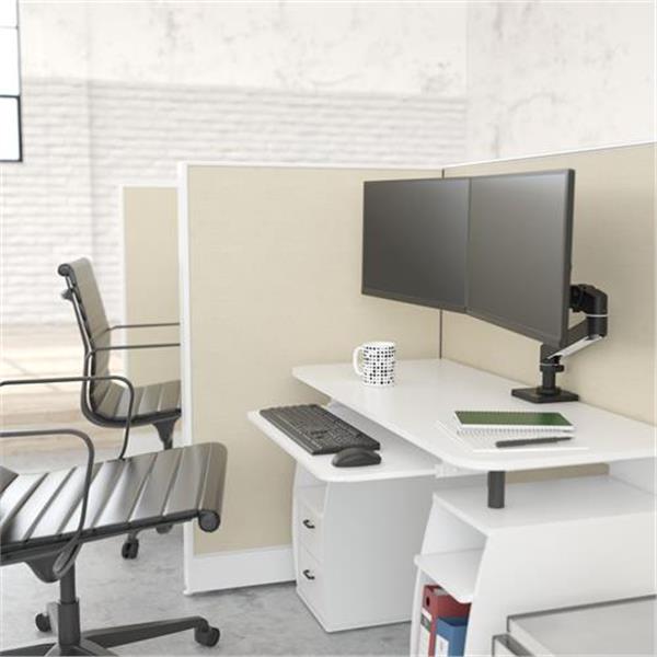 Staffa Doppio Monitor Ergotron LX Pro Dual Direct per Scrivania Nero - SKU: 45-684-292 - Immagine 4