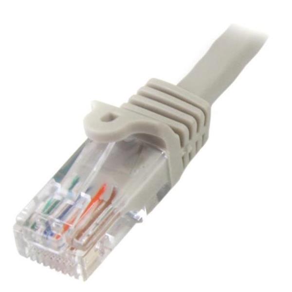 Cavo di Rete Startech Cat5e UTP 0.5m Grigio - immagine 2