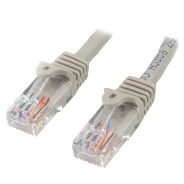 Cavo di Rete Startech Cat5e UTP 0.5m Grigio - immagine 4