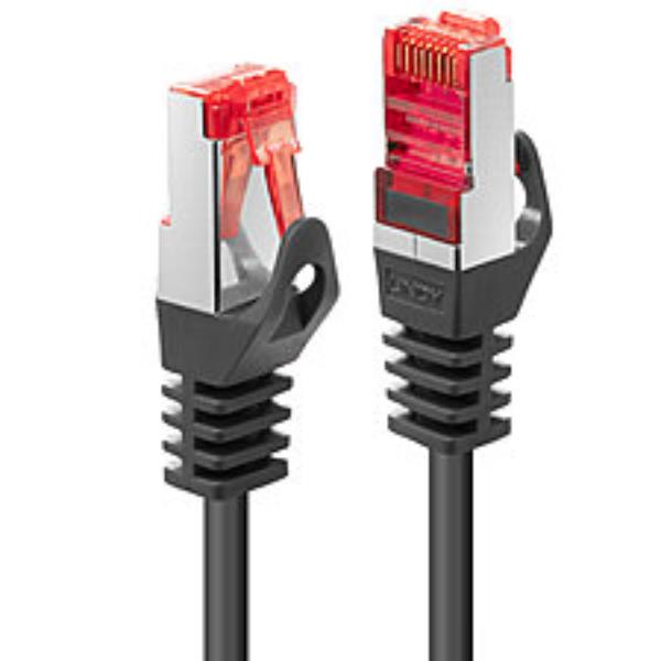 Cavo di Rete Lindy Cat.6 S/FTP Nero 2 metri RJ45 Maschio-Maschio - immagine 2