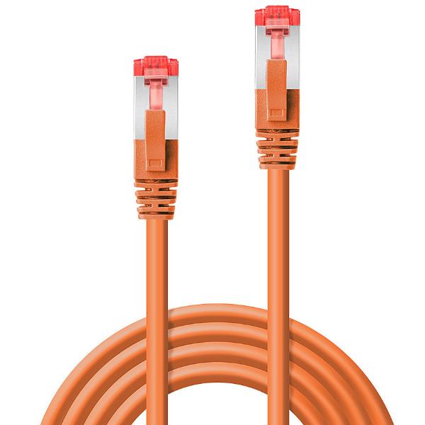 Cavo di Rete Lindy Cat.6 S/FTP Arancione 0.3m - immagine 3