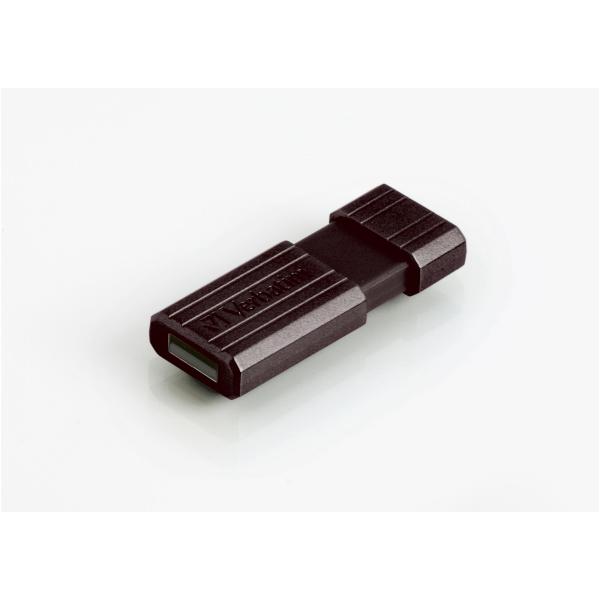 Chiavetta USB Verbatim Pin Stripe 16GB USB 2.0 Nero - immagine 3
