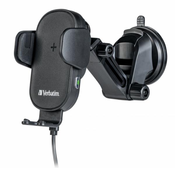 Supporto Auto Verbatim Caricabatterie Wireless per Smartphone - immagine 5