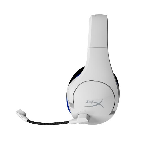 Cuffie Gaming Wireless HP HyperX Cloud Stinger Core Bianco-Blu PS5 PS4 Noise Canceling - immagine 4