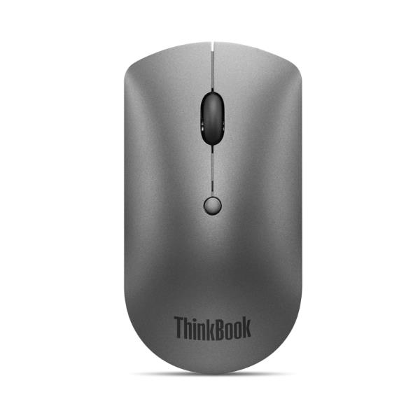Mouse Bluetooth Lenovo ThinkBook Silent Grigio Ergonomico - immagine 3