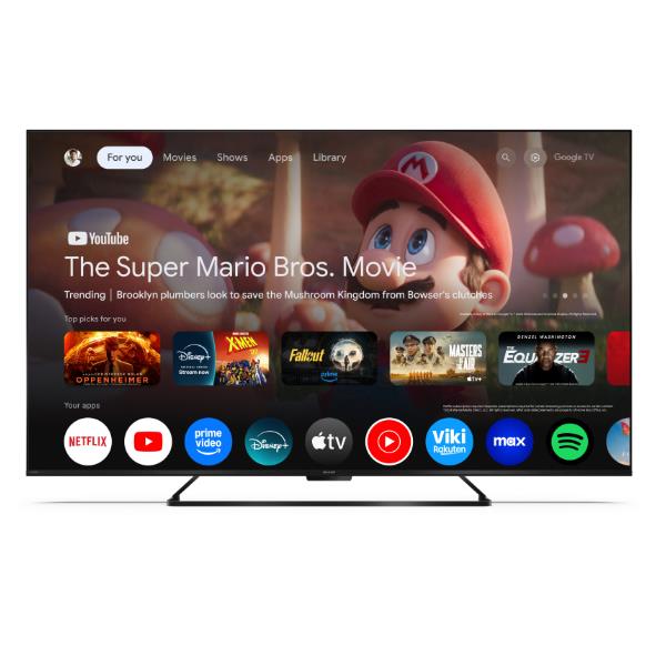 TV Sharp 50" 4K UHD QLED 144Hz Google TV Smart - immagine 8