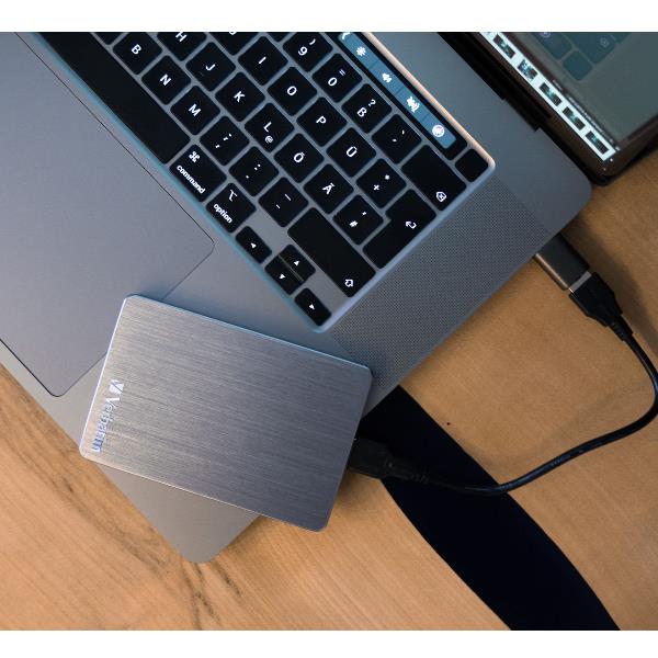 HDD Esterno Verbatim Store 'n' Go ALU Slim 2TB USB 3.2 Gen 1 - immagine 6