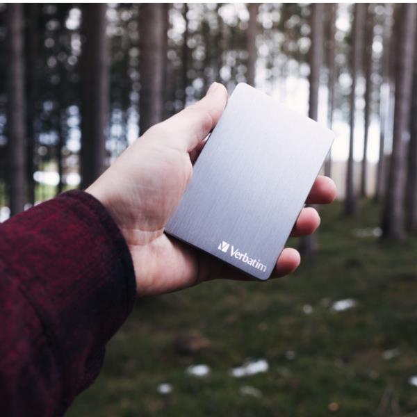 HDD Esterno Verbatim Store 'n' Go ALU Slim 2TB USB 3.2 Gen 1 - immagine 7