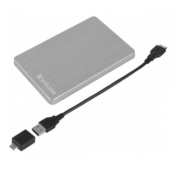 HDD Esterno Verbatim Store 'n' Go ALU Slim 2TB USB 3.2 Gen 1 - immagine 8
