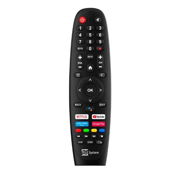 Telecomando Telesystem Android TV Nero - immagine 2