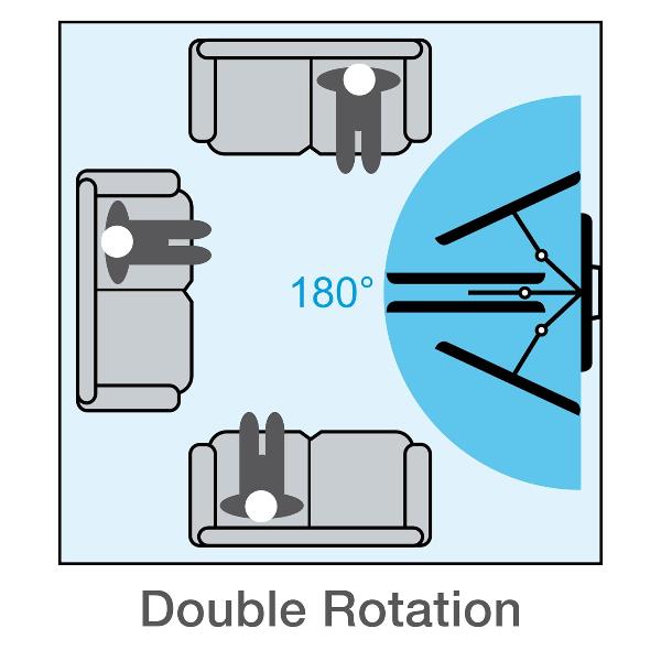 Staffa TV/Monitor Meliconi CME EDR100 a Muro per Schermi fino a 25" 17kg - immagine 8
