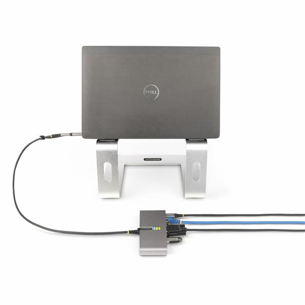 Hub USB Startech 2 Porte USB-A Gigabit Ethernet Seriale RS232 - immagine 5