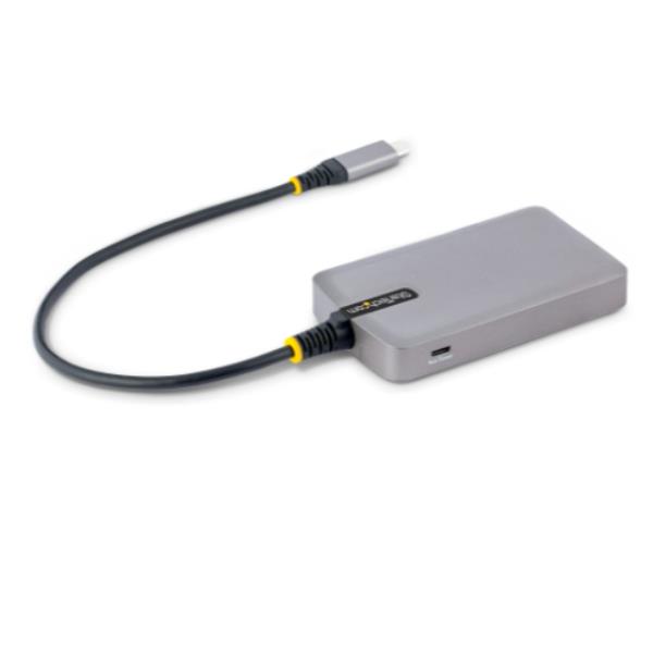 Hub USB-C Startech con Ethernet 5 Porte Grigio - immagine 5