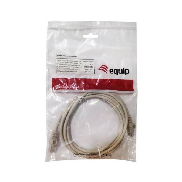 Cavo Patch Cat-6 UTP Equip 3 metri Grigio - immagine 3