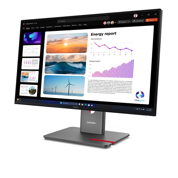 Monitor Lenovo ThinkVision P24Q-40 24 2K IPS Pivot - SKU: 64B2GAT1EU - Immagine 3