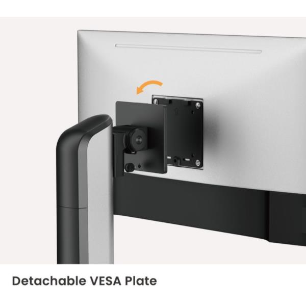 Staffa Monitor Equip 17"-49" da Scrivania Pan&Tilt per Schermi fino a 18kg - immagine 8