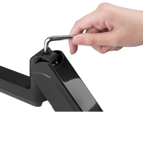 Staffa Triplo Monitor Equip da Scrivania 17"-27" 7kg per Schermo - immagine 6