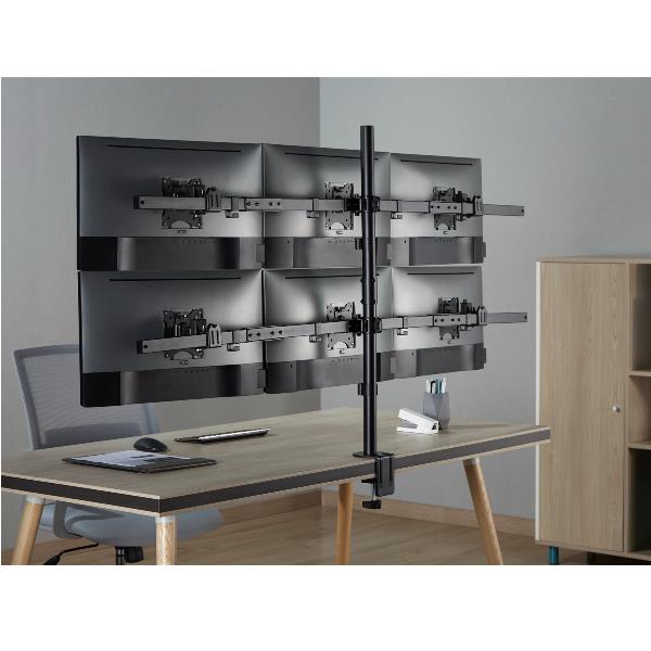 Staffa Articolata Equip per 6 Monitor 17-32 da Scrivania - SKU: 650160 - Immagine 5