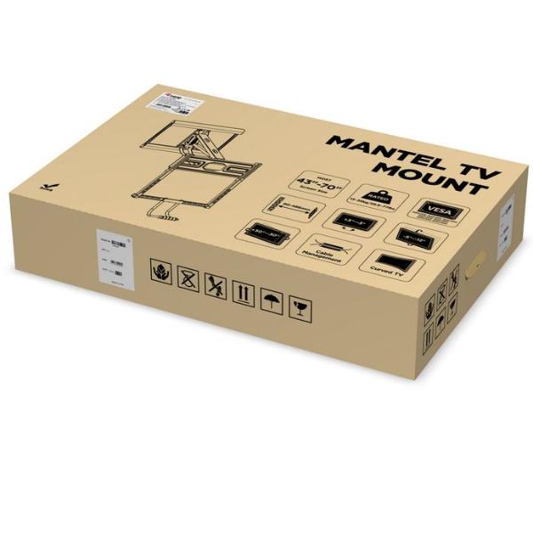 Staffa TV Parete Equip 43-70 Pull-Down per Schermi fino a 35kg - SKU: 650326C - Immagine 10