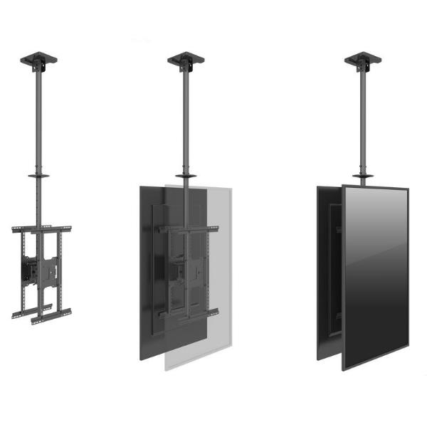 Staffa Doppia TV Soffitto Equip 32-75 80kg - SKU: 650370 - Immagine 5