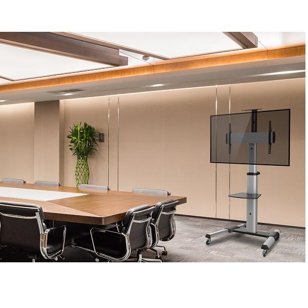 Staffa TV Equip Carrello Pavimento 37"-70" Rotazione 90° 50kg - immagine 5