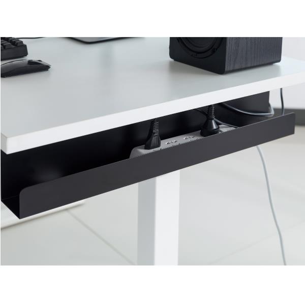 Sistema Canaline Equip Organizzatore Vassoio Cavi Sotto Scrivania 600mm Nero - immagine 11