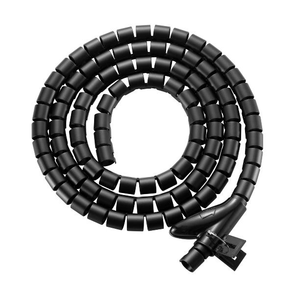 Canaline a Spirale Equip 20x20mm 1m Nero Portacavi - immagine 2