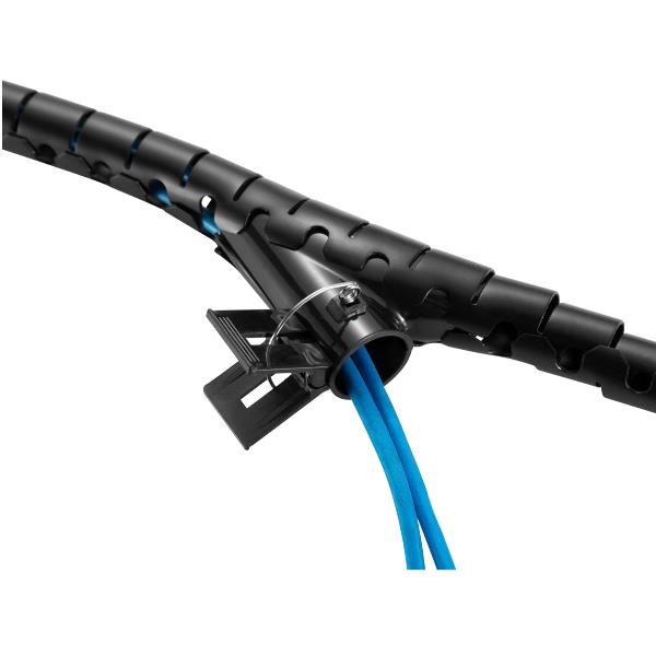 Canaline a Spirale Equip 20x20mm 1m Nero Portacavi - immagine 3