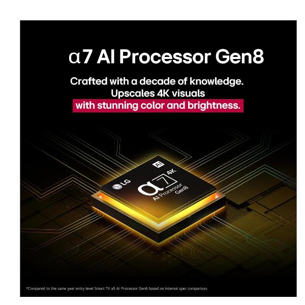 TV LG 65UA75 4K UHD Smart WebOS25 Piedini Laterali - immagine 10