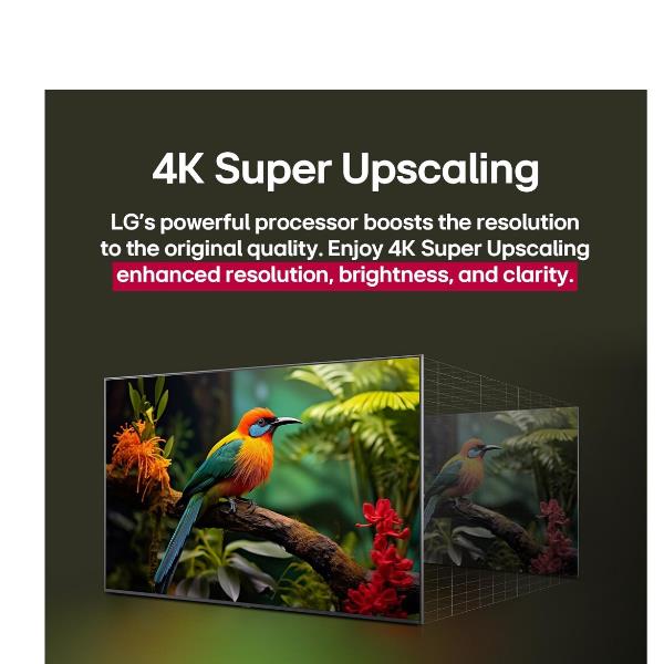 TV LG 65UA75 4K UHD Smart WebOS25 Piedini Laterali - immagine 15