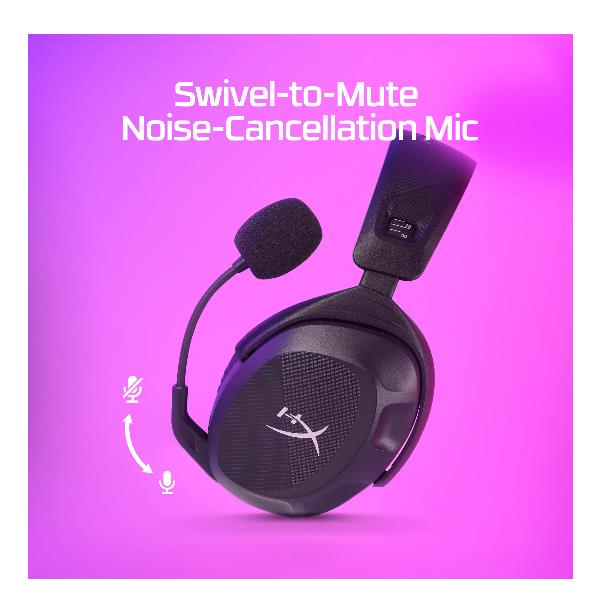 Cuffie Gaming HyperX Cloud Stinger 2 Wireless Nero con Noise Canceling - SKU: 676A2AA - Immagine 2