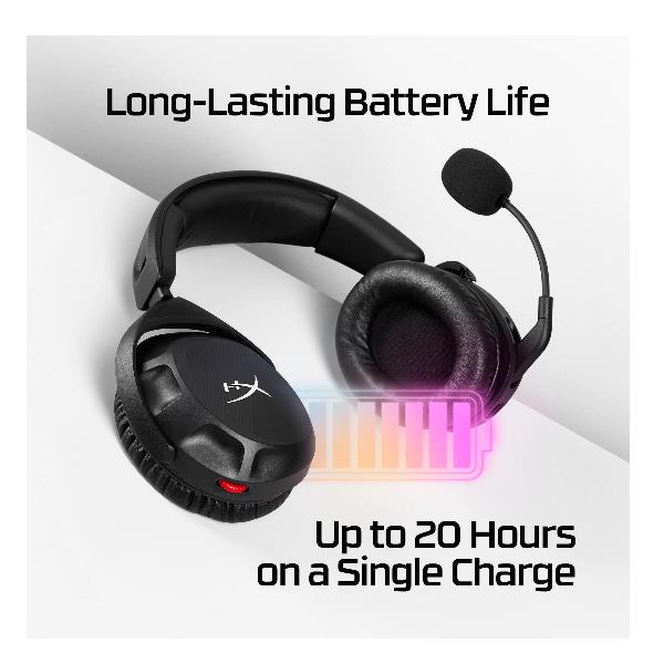 Cuffie Gaming HyperX Cloud Stinger 2 Wireless Nero con Noise Canceling - SKU: 676A2AA - Immagine 6
