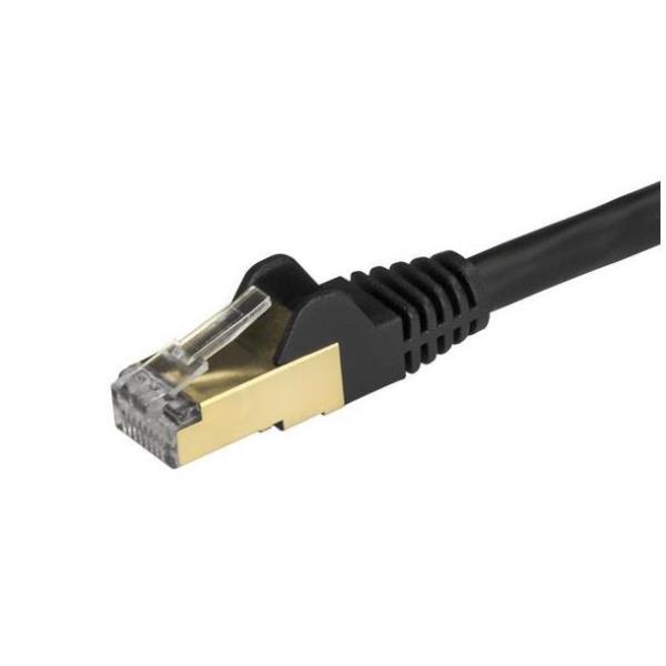 Cavo Rete Startech Cat6a STP 3 Metri Nero - immagine 3