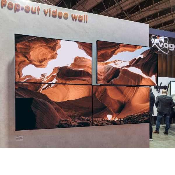 Staffa Videowall Vogels PFW 6870 Modulo Pop-Out per 2 Schermi fino a 65" 72kg - immagine 6