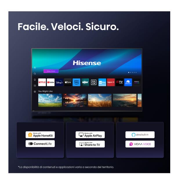 TV Hisense 75A69Q 4K UHD Smart VIDAA U9 - immagine 7