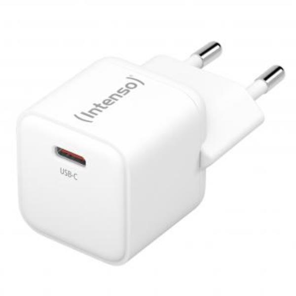 Caricabatterie Intenso Power Adapter USB-C GaN 30W Bianco - immagine 3