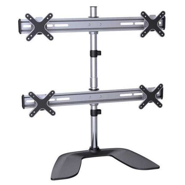 Staffa Monitor Sopar PLANO DESKSTAND 23-1010 Q per 4 Schermi fino a 23" - immagine 2