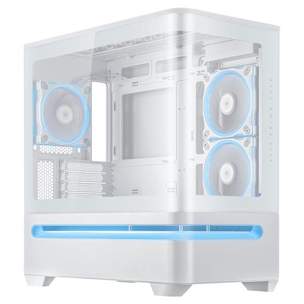 Cabinet Asus Prime AP202 TG ARGB White Mini-Tower - immagine 2