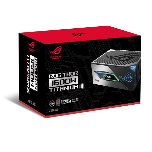 Alimentatore Gaming Asus ROG THOR 1600T3 1600W 80 Plus Titanium - immagine 11