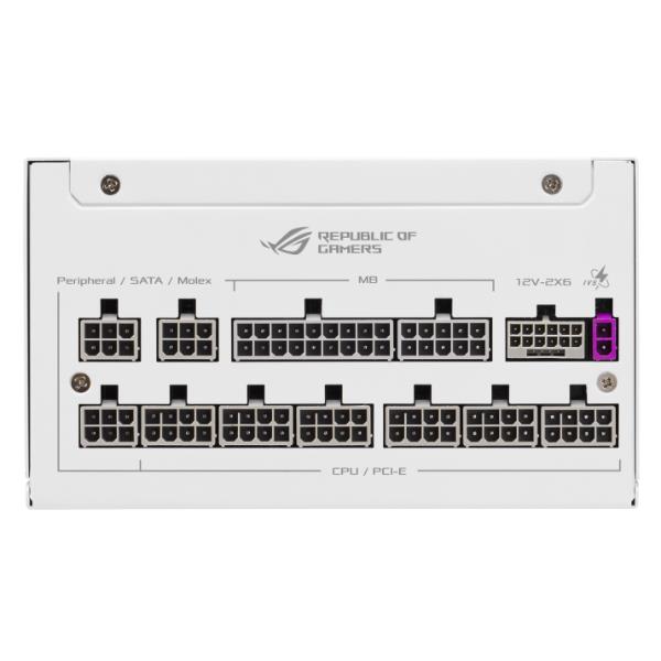 Alimentatore Gaming Asus ROG Strix 1000P White 1000W 80 Plus Platinum - immagine 5