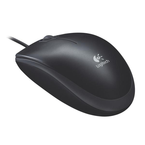 Mouse Logitech B100 USB Nero Ergonomico - immagine 3